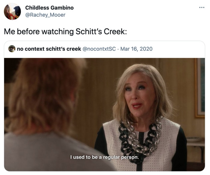 Schitt's Creek memes - regular person