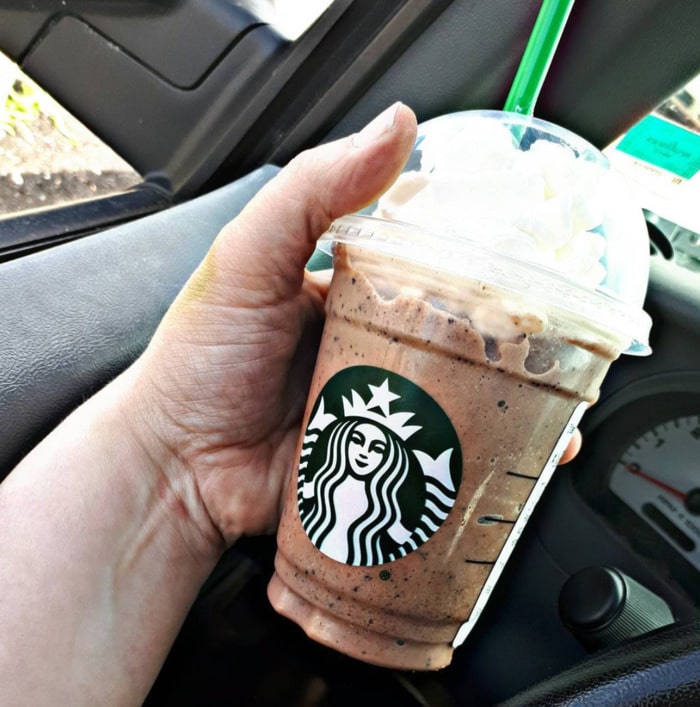 Starbucks Girl Scout Drinks - thin mint cookie frappuccino