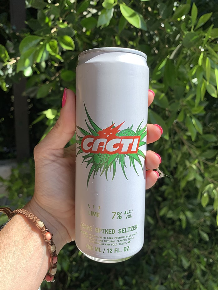 Cacti Spiked Seltzer Review - Lime