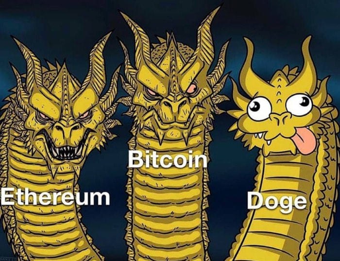 Crypto Memes - Hydra Dogecoin Bitcoin Ethereum