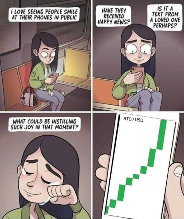 Crypto Memes - Green Candles