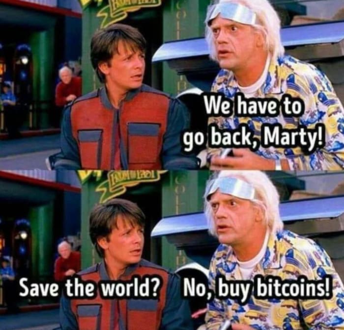 Crypto Memes - Back to the Future