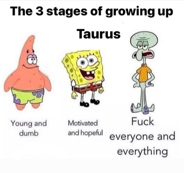 Taurus Memes - Spongebob