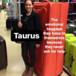Taurus Memes - Baggage