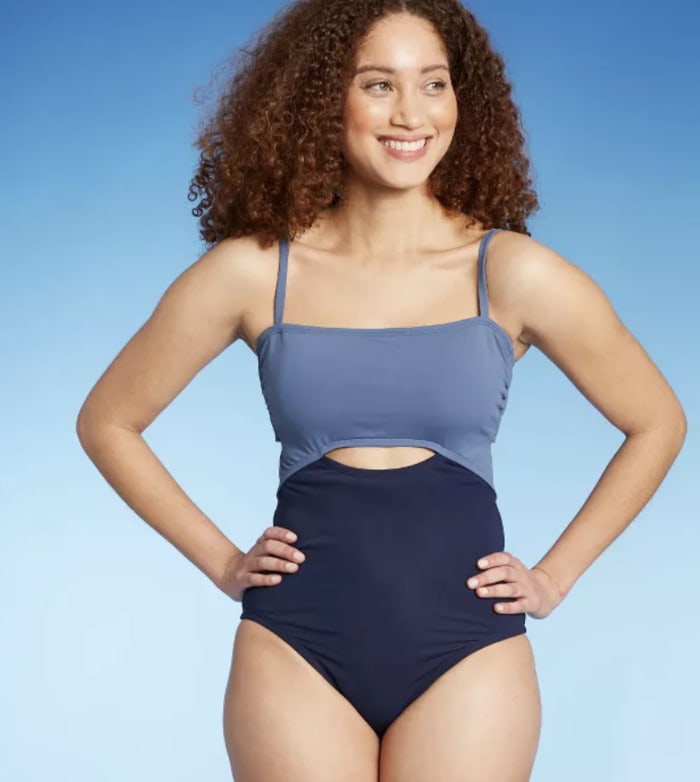Best Swimsuits 2021 - Cutout navy blue suit