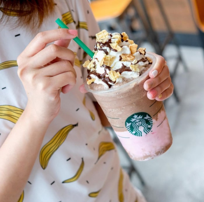 Starbucks Frappuccino Flavors - Banana Split Mocha Frappuccino