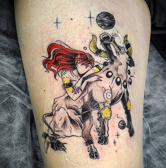 These 18 Taurus Tattoo Ideas Will Show Off Your Strength - Let's Eat Cake