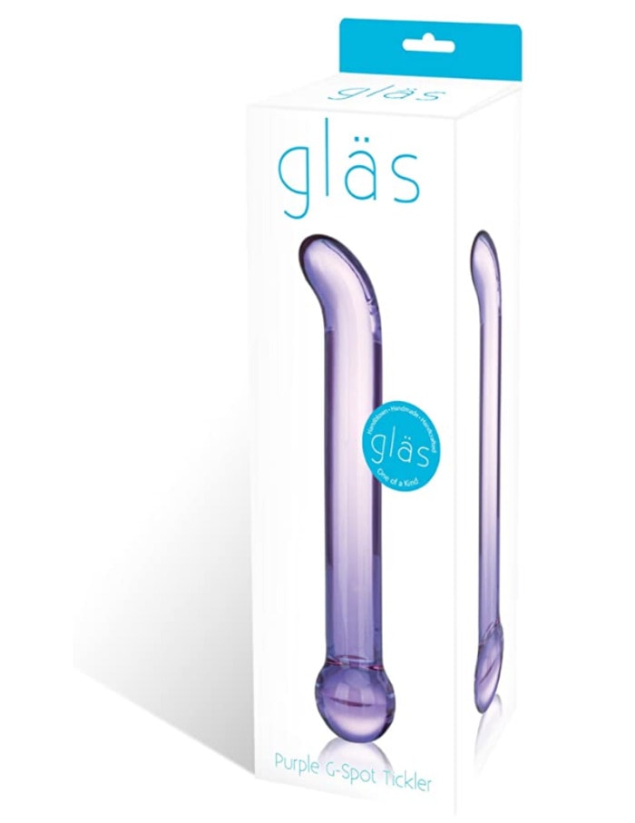 Types of Sex Toys - Glas Purple G-Spot Tickler Toy