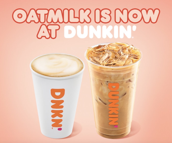 Vegan Dunkin Donuts - oat milk