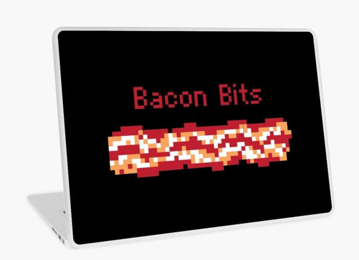 Bacon Puns - Bacon Bits Laptop Cover