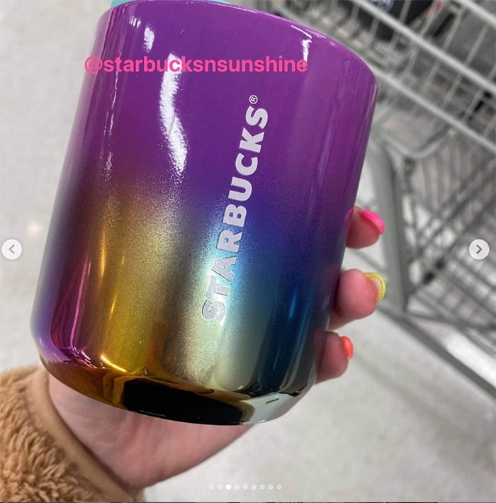 Starbucks Summer Cups 2021 - Purple Iridescent Rainbow Ceramic Mug