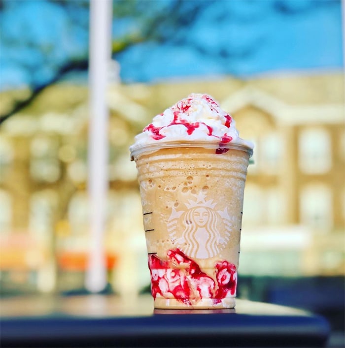 Starbucks Summer Drinks - Strawberry Funnel Cake Frappuccino