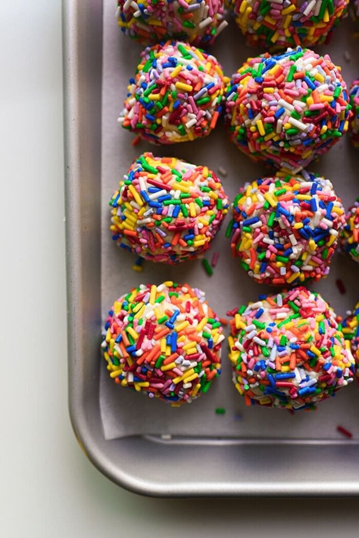 Cookie Dough Flavors - funfetti rainbow cookie dough