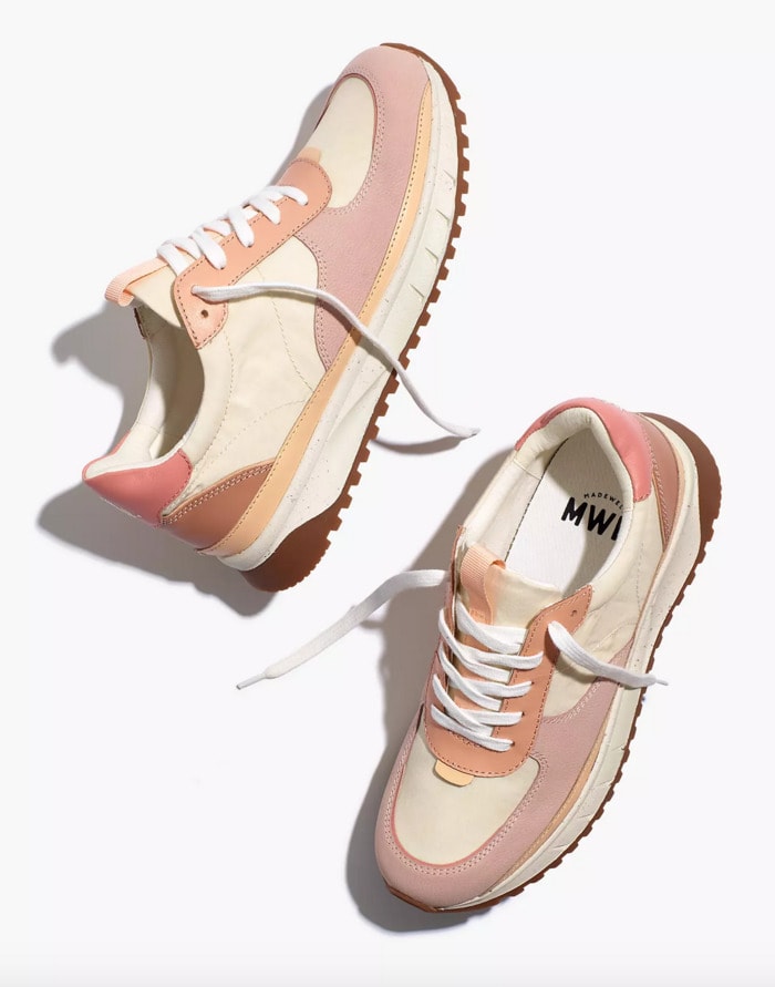 Cool Sneakers for Women - Madewell Kickoff Trainer Sneakers Washed Nylon
