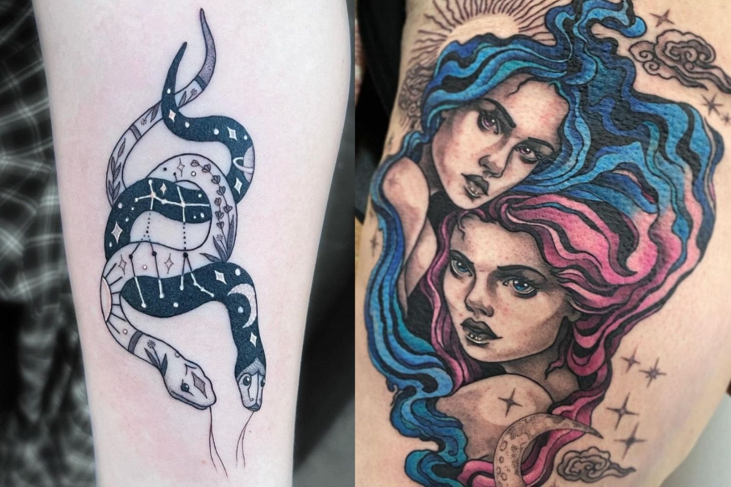 15 Gemini Tattoos That Are Far From Boring - Let's Eat Cake