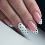 Nail Designs - polka dot tips