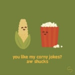 Popcorn Puns - corny jokes aw shucks