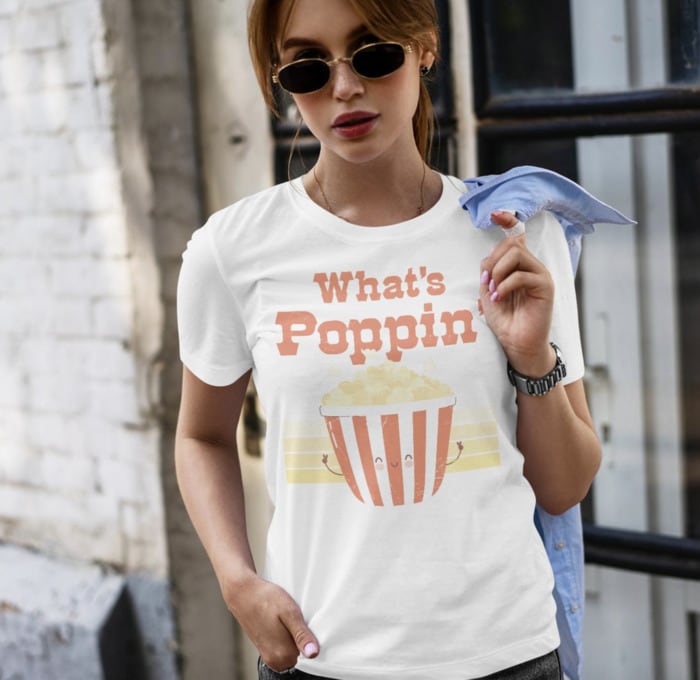Popcorn Puns - what's poppin' shirt