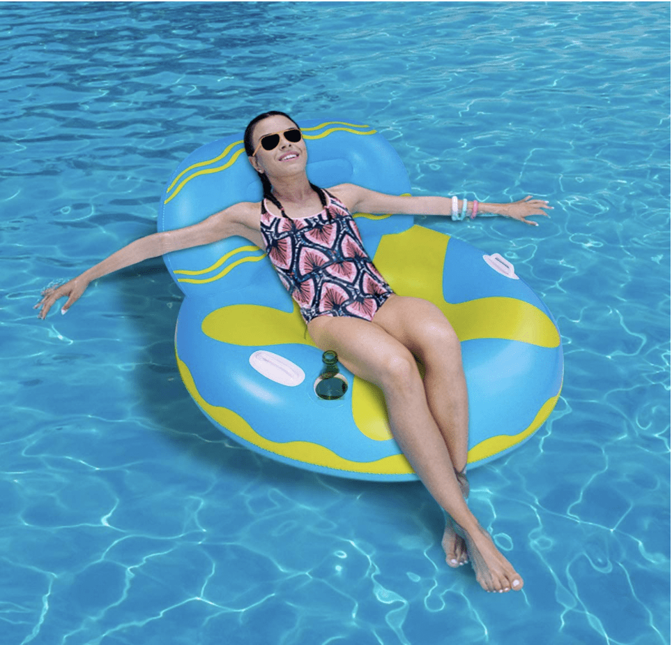 Amazon Prime Day Summer Deals - Pool Float with Cup Holders