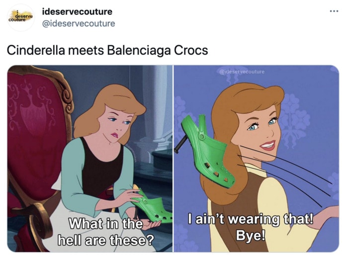 Balenciaga Stiletto Crocs - cinderella