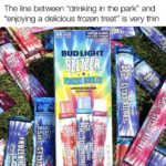 Bud Light Seltzer Retro Summer Frozen Icicles - meme