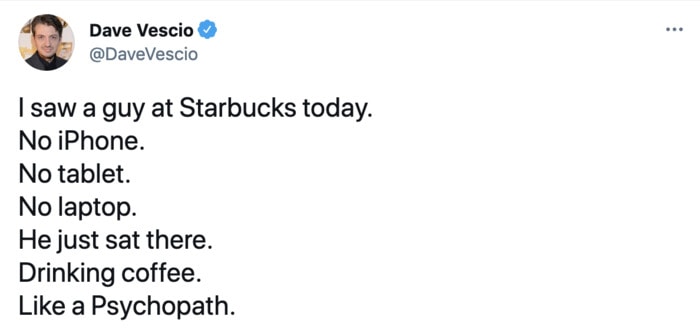 Starbucks Memes Tweets - sitting there