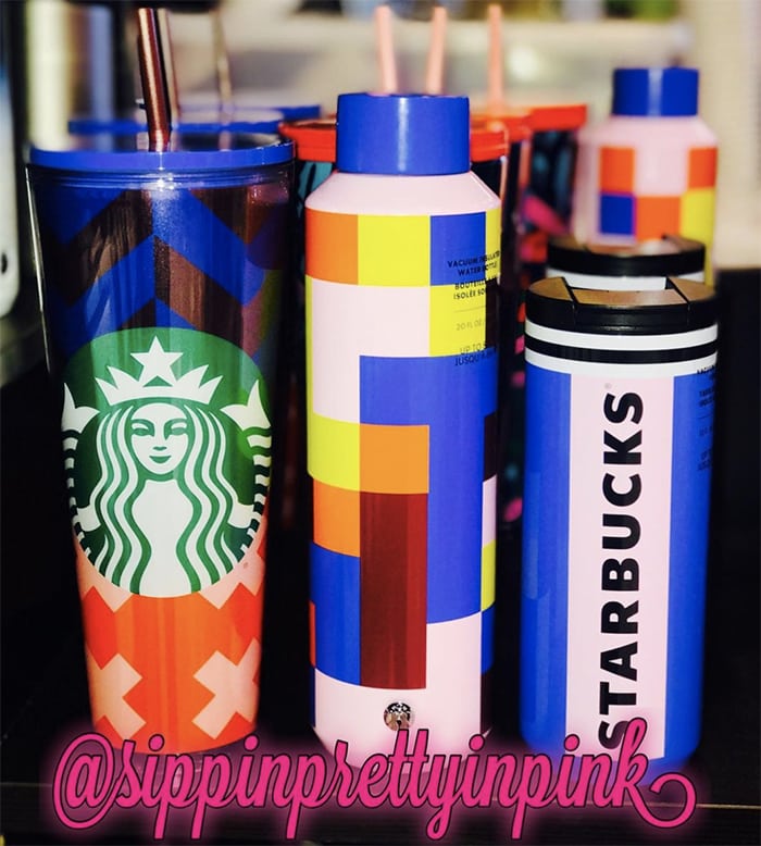 Starbucks Summer Cups - Target Exclusive Mondrian