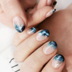 Beach Nail Art - ocean wave tips