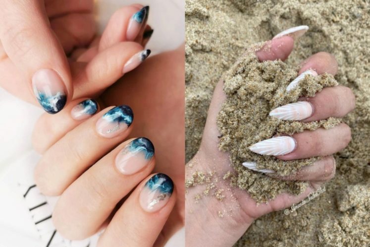 4. Beach-Themed Nail Art for Your Toes - wide 2