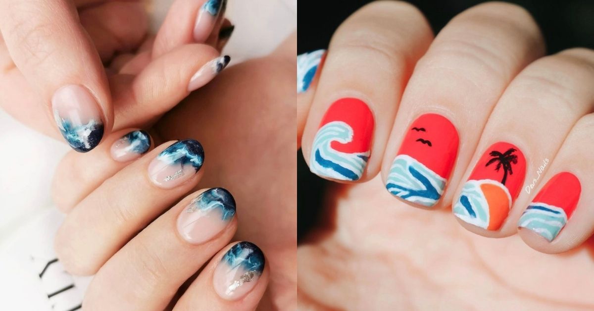 15 Beach Nail Art Designs That Go With Tan Lines Let