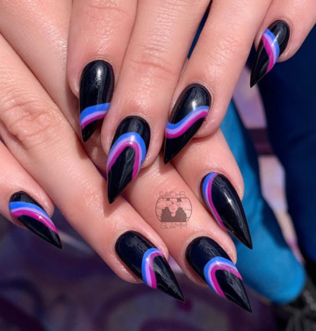 Show Your Bi Pride With Bisexual Nail Art Designs | Let's Eat Cake