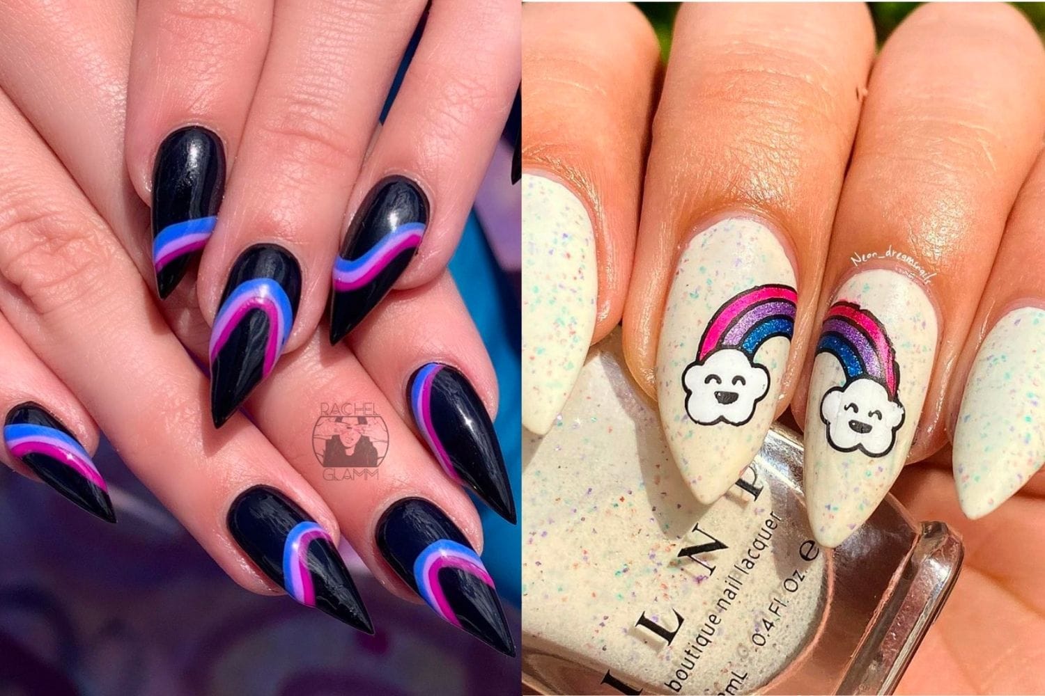 pride nail art idea