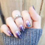 Ombre Nails - Purple nail wraps