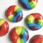 Rainbow Donuts - Vegan Rainbow Glazed