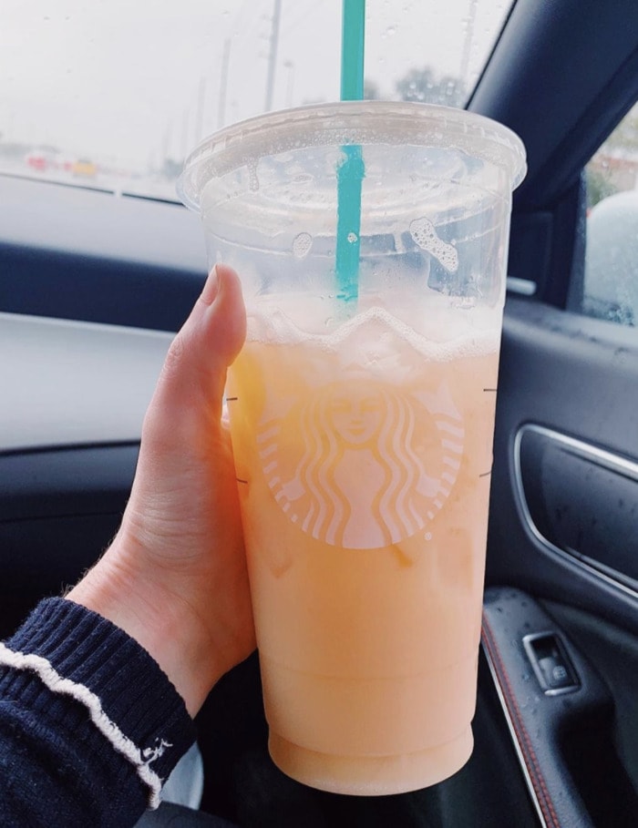 Starbucks Secret Menu Refreshers - Orange Drink