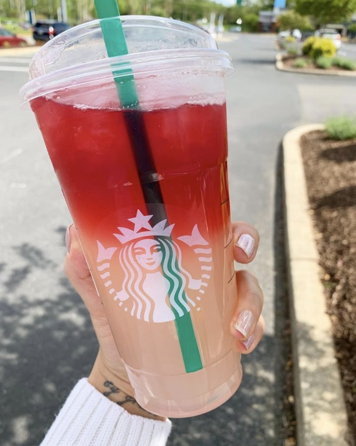 Starbucks Secret Menu Refreshers - Sunrise Drink