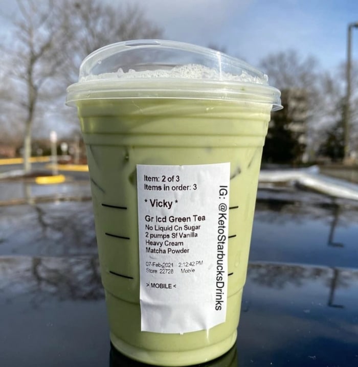 Starbucks Secret Menu Refreshers - Green Drink