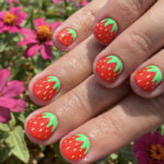 Summer Nail Designs - strawberry nails