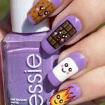 Summer Nail Designs - smores nails