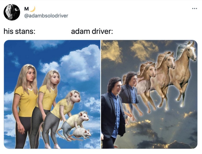 Adam Driver Centaur Memes - horse