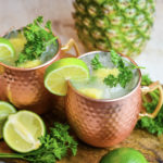 Coconut Rum Cocktails - Pineapple Mule