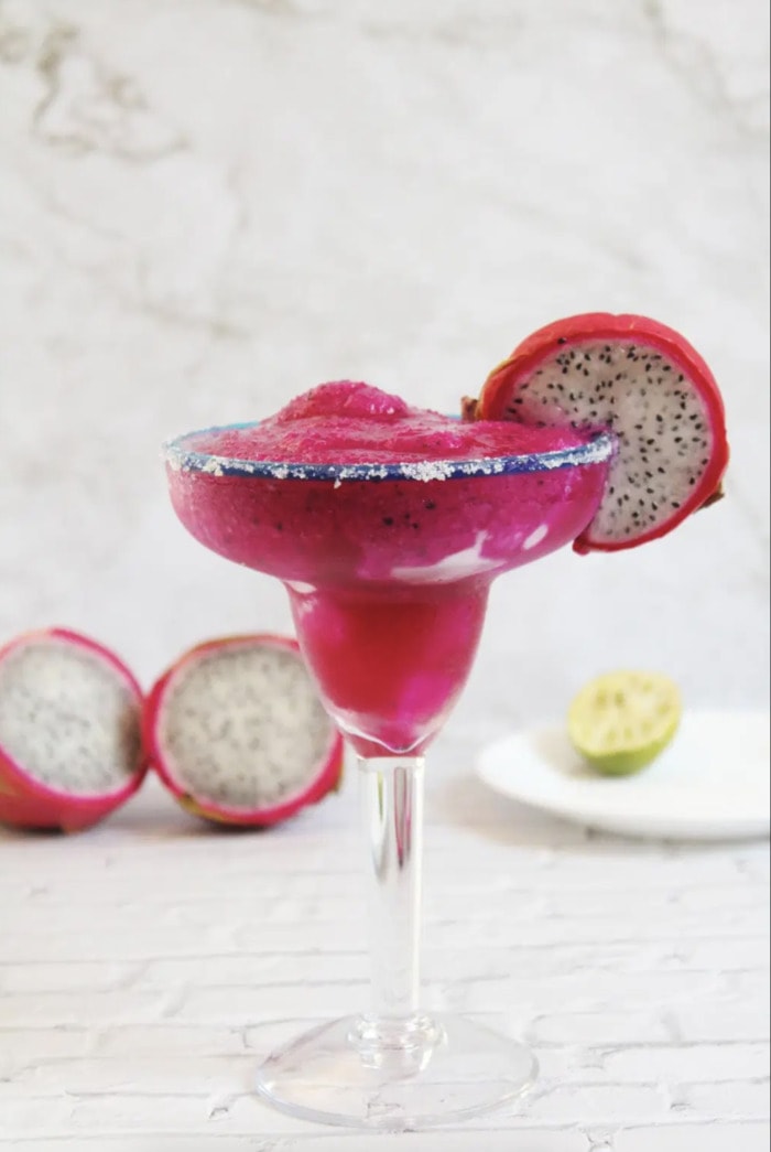 Coconut Rum Cocktails - Dragonfruit Margarita