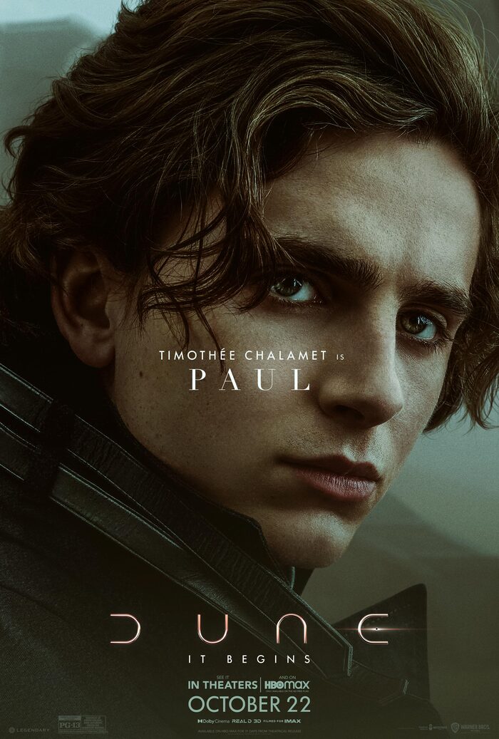 Dune Poster - Timothee Chalamet