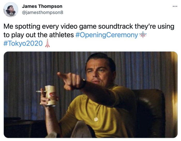Olympic Memes Tweets - video game music