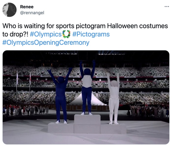 Olympic Memes Tweets - olympic pictogram halloween costume