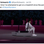 Olympic Tweets - opening ceremony treadmill