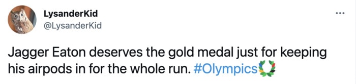 Olympic Memes Tweets - Jagger Eaton airpods