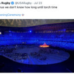 Olympic Tweets-lighting torch