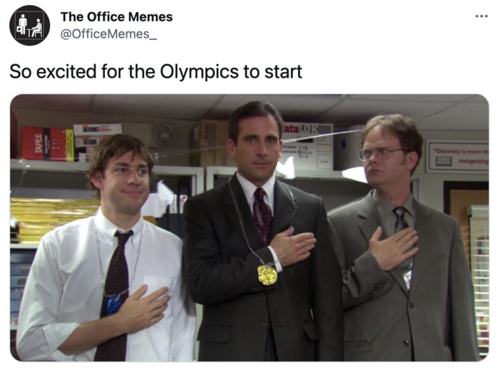 Olympic Memes Tweets - the office olympics