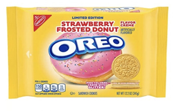 Oreo Flavors - Strawberry Frosted Donut Oreo